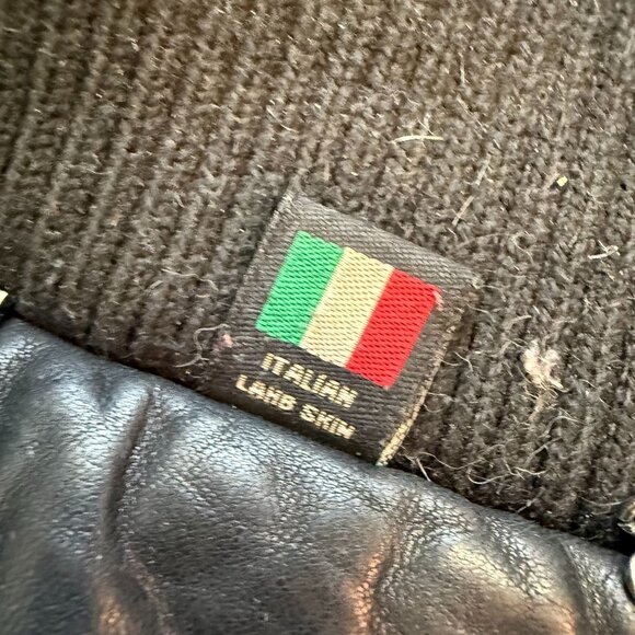 VTG Knoles & Carter Genuine Leather Longline Button Front Jacket 4XL Black - Picture 10 of 10